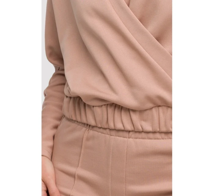 model 21047166 Zavinovací mikina mocca - BeWear