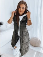 Dámská prošívaná vesta LADISA zelená FashionStreet TY3290