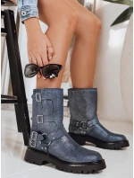 Dámské látkové boty modré FashionStreet ZY1275