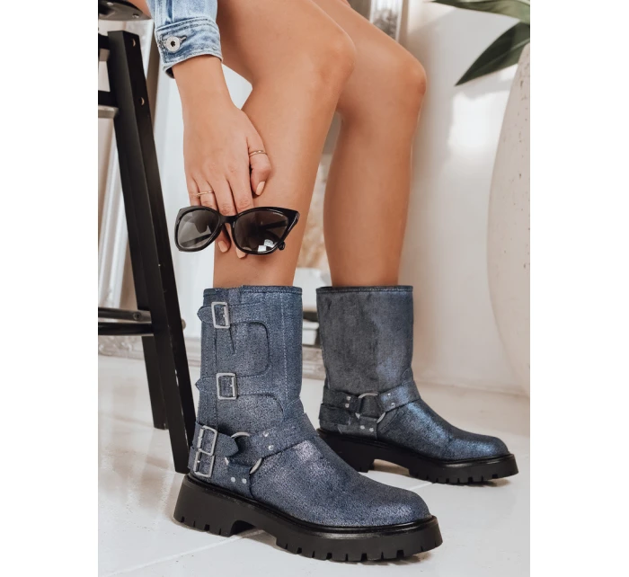 Dámské látkové boty modré FashionStreet ZY1275