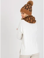 Tunelová šála AT KM CM 333 hnědá Tunelová šála AT KM CM 333 hnědá