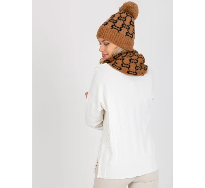 Tunelová šála AT KM CM 333 hnědá Tunelová šála AT KM CM 333 hnědá