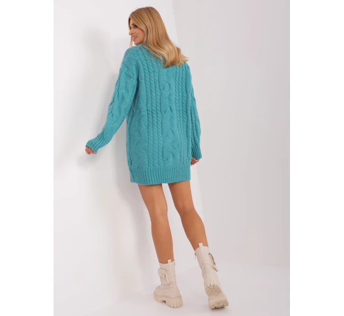 Sweter AT SW  turkusowy model 18900714 - FPrice