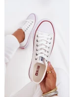 Dámské nízké tenisky Big Star – bílé Dámské nízké tenisky Big Star – bílé
