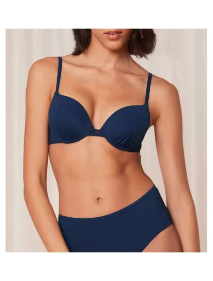 Dámská plavková podprsenka Summer Mix & Match WHU 01 sd model 21038457 tmavě modrá - Triumph Dámská plavková podprsenka Summer Mix & Match WHU 01 sd model 21038457 tmavě modrá - Triumph