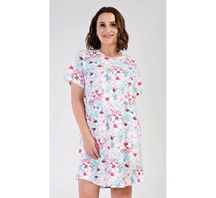 Dámská noční košile s krátkým rukávem model 18316225 - Vienetta