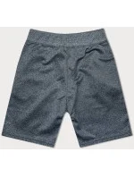 Tmavě šedé pánské sportovní kraťasy (8K298-5)