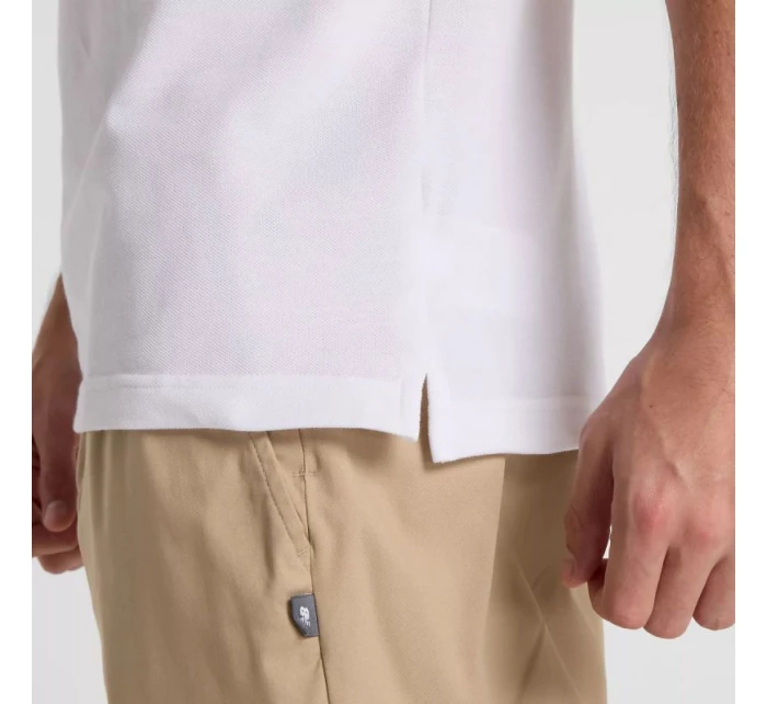 Bavlněná polokošile New Balance Pique M MT51519WT T-Shirt