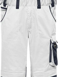 Daiber JN 1833 (62-68) Pracovní kalhoty s laclem - Strong 02.133X white/carbon