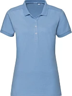 Russell Athletic 566F Dámské elastické piqué polo 10.566F sky