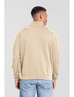 Iconic Premium Zip Neck Sweat Těžká mikina s 1/4 zipem model 22459627 desert sand - Fruit of the Loom