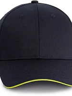 WK WKP 145 6 panelová kšiltovka 20.145W navy/fluorescent yellow