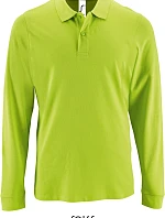 SOL'S Perfect LSL Men Pánské piqué polo s dlouhým rukávem 25.2087 apple green