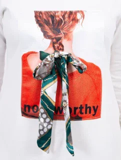 3D šaty v barvě ecru model 18744008 - K-Fashion