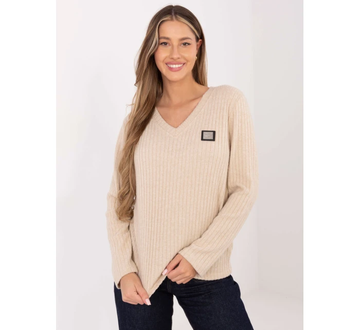 RV SW jumper A1025.80 béžový RV SW jumper A1025.80 béžový