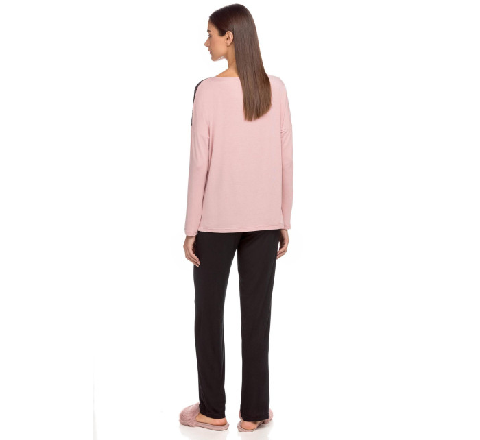 Vamp - Dvoudílné dámské pyžamo - Vamp pink model 16257661