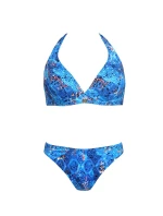 Dámské dvoudílné plavky Bora Bora 8 S115 BR8-2 Tmavě modrá vzor - Self