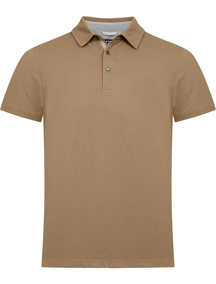 Cutter & Buck Advantage Premium Polo M Pánské piqué polo 68.4420 khaki Cutter & Buck Advantage Premium Polo M Pánské piqué polo 68.4420 khaki