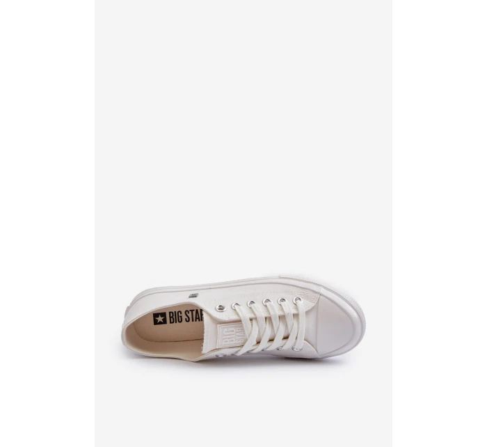 Mužské nízké tenisky Big Star NN174111 Bílé Mužské nízké tenisky Big Star NN174111 Bílé