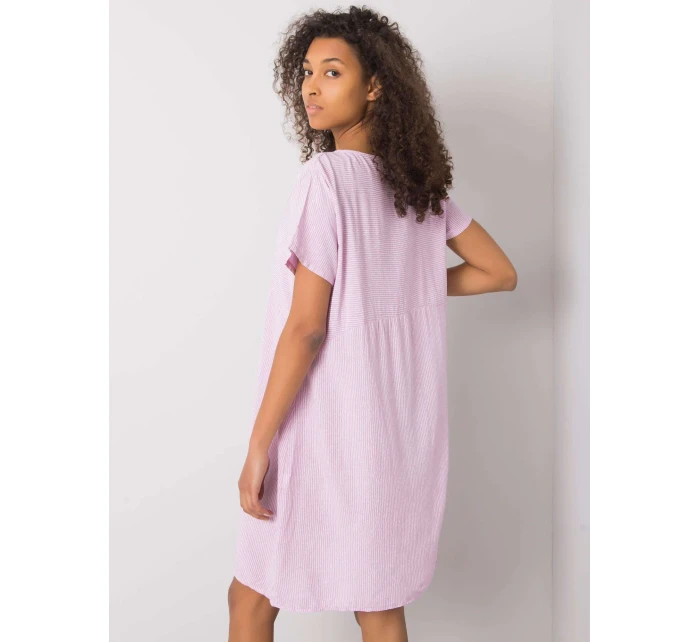 Šaty DHJ SK 20277.29P světle fialové