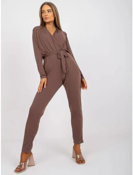 Dámský overal-EM-KO-U603.46P-hnědý Dámský overal-EM-KO-U603.46P-hnědý
