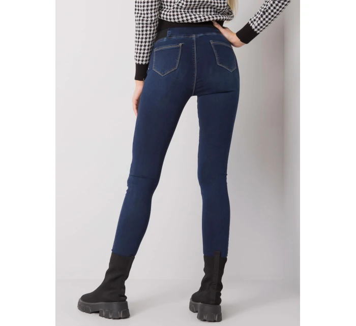 Spodnie NM SP model 21392996 ciemny niebieski - FPrice Spodnie NM SP model 21392996 ciemny niebieski - FPrice