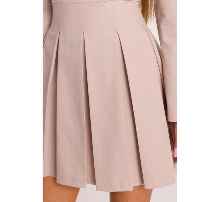 Šaty  béžové model 21296195 - Moe