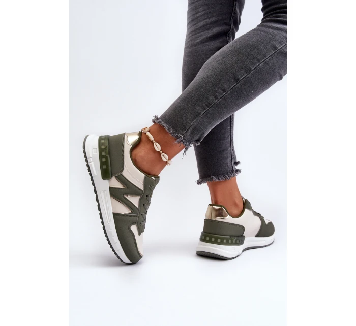 Dámské tenisky z ekologické kůže zelené Kajmány Dámské tenisky z ekologické kůže zelené Kajmány