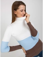 Dámská halenka RV BZ 8465 1.37P bílá a modrá - FPrice