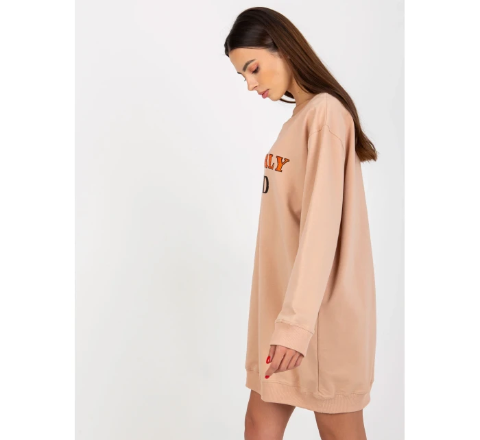 Bluza VI BL model 19755093 ciemny bezowy - FPrice Bluza VI BL model 19755093 ciemny bezowy - FPrice