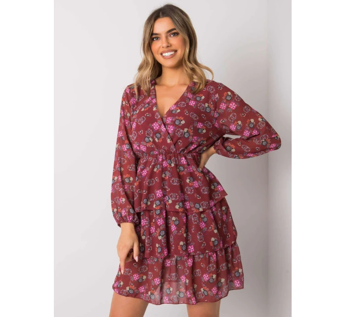 WN SK 21049 šaty.38X kaštanová