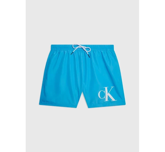 Dárkové balení pánských plavek a ručníku KM0KM00849 BEH modrá - černá - Calvin Klein Dárkové balení pánských plavek a ručníku KM0KM00849 BEH modrá - černá - Calvin Klein