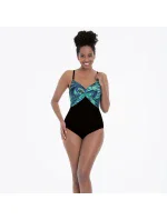 Dámské jednodílné plavky M3 801 černé s potiskem  Care model 20137077 - Anita