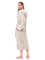 Dlouhý dámský župan  5XL model 21273702 - L&L