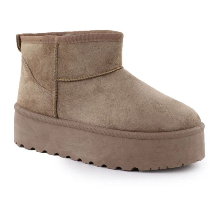 Dámské sněhule semišové béžové model 21906196 - Potocki Dámské sněhule semišové béžové model 21906196 - Potocki