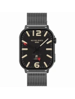 Chytré hodinky Gravity GT15-4 Modrý silikonový řemínek + titanový náramek Chytré hodinky Gravity GT15-4 Modrý silikonový řemínek + titanový náramek