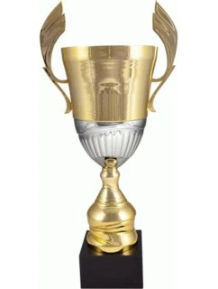 Zlatý a stříbrný kovový pohár model 21827636