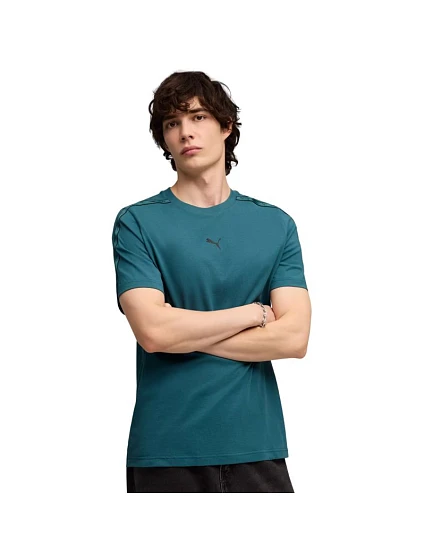 Pánské tričko Tape Tee tyrkysové model 22068629 41 pánské - Puma Pánské tričko Tape Tee tyrkysové model 22068629 41 pánské - Puma