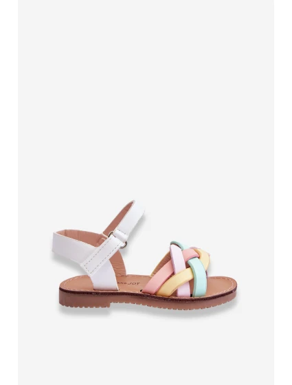 Dětské sandály na suchý zip Multicolor model 21621556 - Boto