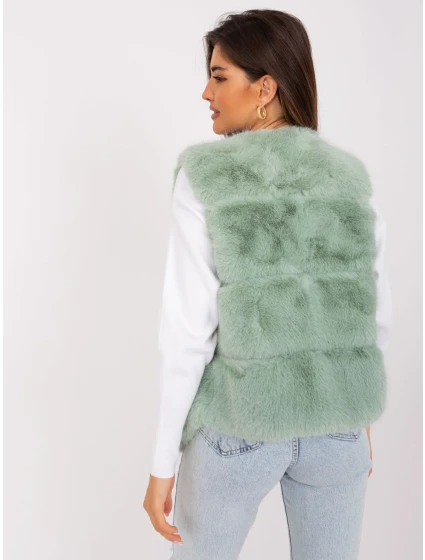 Kamizelka AT KZ model 19005839 pistacjowy - FPrice Kamizelka AT KZ model 19005839 pistacjowy - FPrice