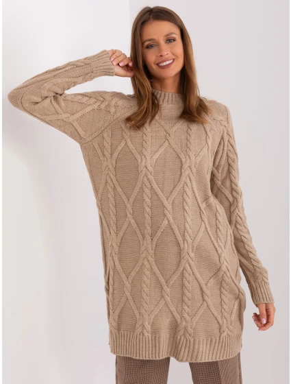 Sukienka BA SK  ciemny bezowy model 19001729 - FPrice