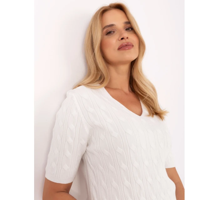 Sweter PM SW B model 21305690 ecru - FPrice Sweter PM SW B model 21305690 ecru - FPrice