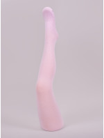 Yoclub Dívčí neprůhledné punčocháče z mikrovlákna 40 Den se vzorem RAM-0125G-0640 Pink