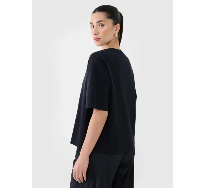 Dámské tričko z vaflového úpletu 4F 4FRSS25TTSHF2651-20S