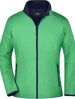 Daiber JN 1129 Dámská 2-vrstvá promo softshellová bunda 02.1129 green/navy