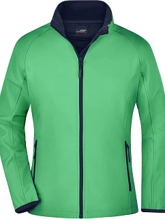 Daiber JN 1129 Dámská 2-vrstvá promo softshellová bunda 02.1129 green/navy