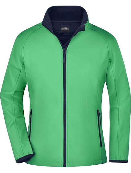 Daiber JN 1129 Dámská 2-vrstvá promo softshellová bunda 02.1129 green/navy Daiber JN 1129 Dámská 2-vrstvá promo softshellová bunda 02.1129 green/navy