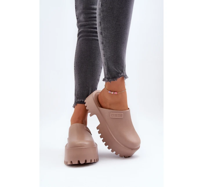 Dámské žabky na masivní podrážce Big Star model 21649446 Bílé - Big Star Shoes Dámské žabky na masivní podrážce Big Star model 21649446 Bílé - Big Star Shoes