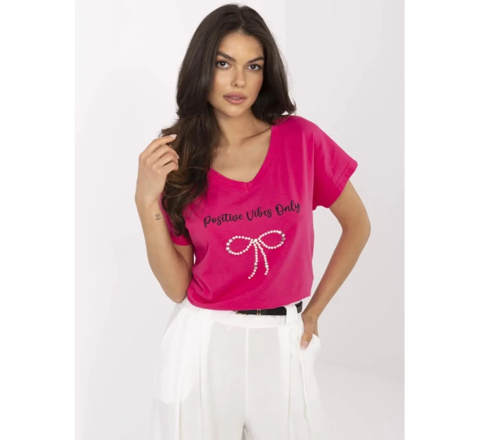 T shirt CLM TS model 21116700 fuksjowy - FPrice