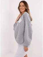 Mikina EM BL 617 model 20811691 melange šedá - FPrice Mikina EM BL 617 model 20811691 melange šedá - FPrice